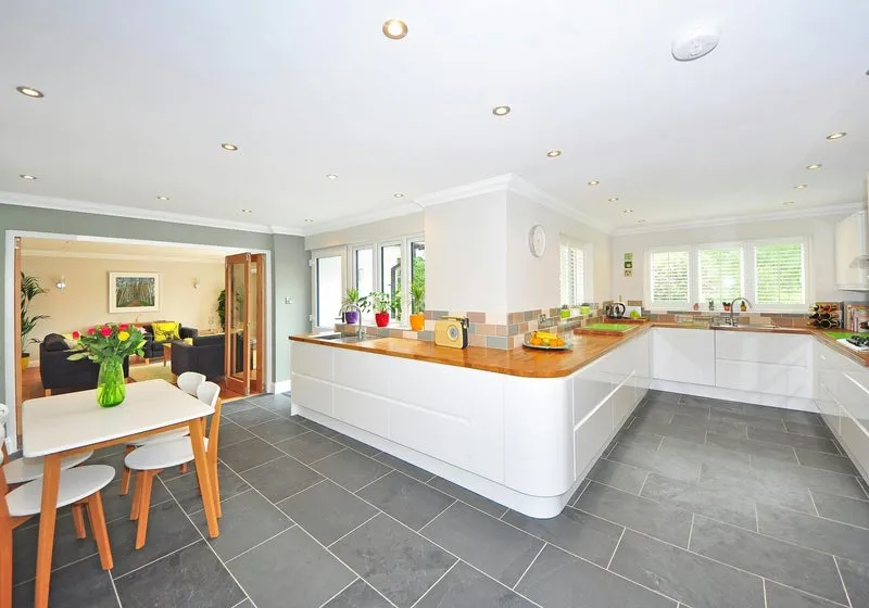 Bright renovated kitchen